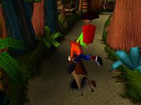 une photo d'Ã©cran de Crash Bandicoot sur Sony Playstation